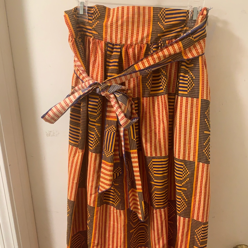Long African skirt
